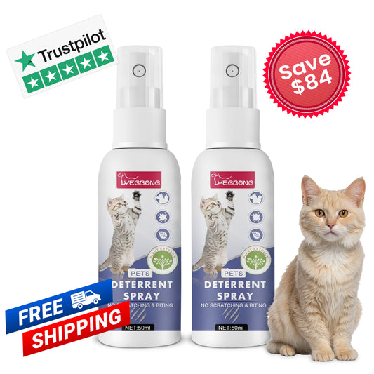 2 bottles of the Anti-Cat Scratch Spray